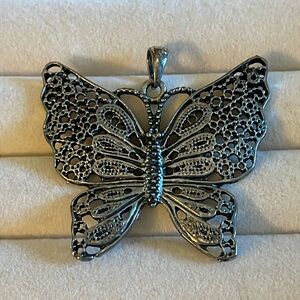 Estate, jewelry, butterfly pendant